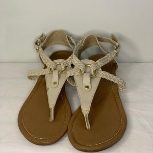 Light tan sandals. MAKE AN OFFER.